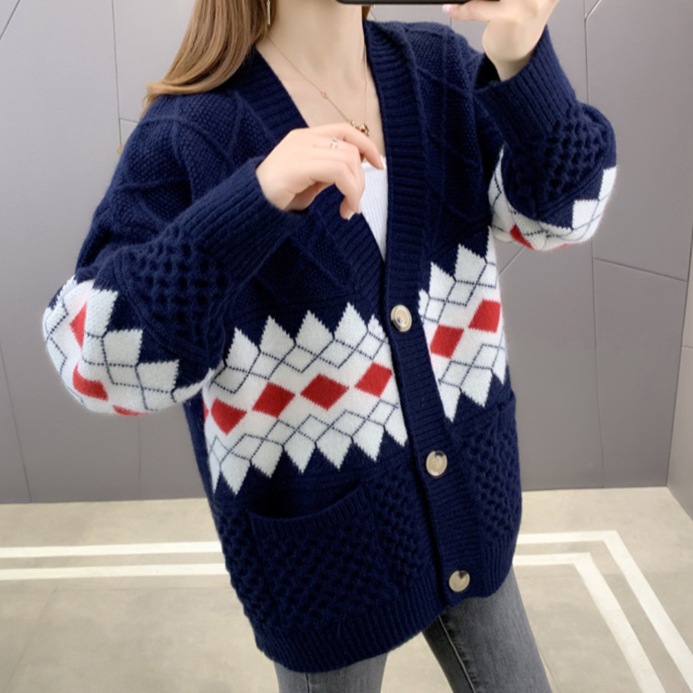 Stilla | Stylish Strikket Cardigan til Damer