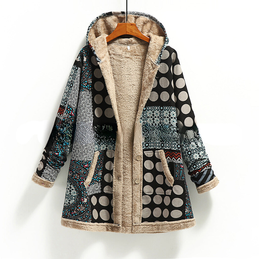 Stilla | Fuzzy Patchwork Jakke