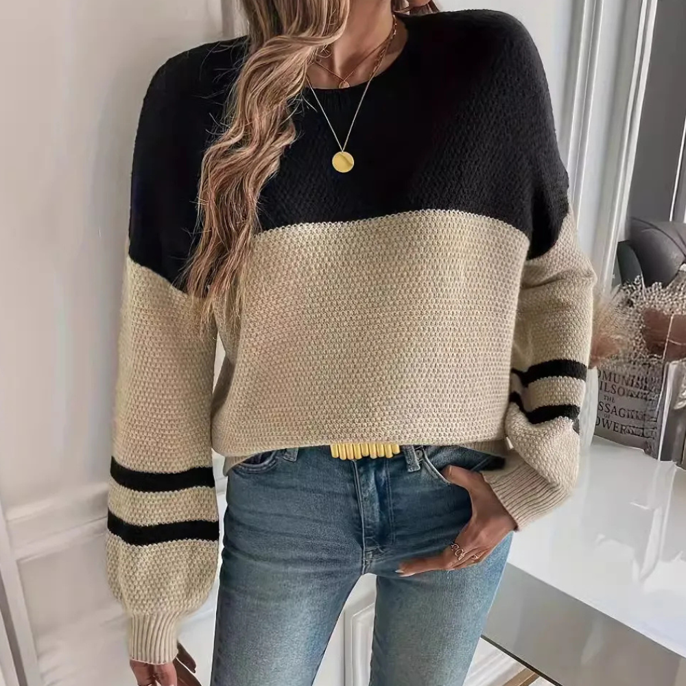 Stilla | Moderne Sweater med Nedfaldne Skuldre til Damer