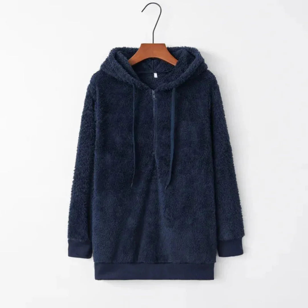 Stilla | Overdimensioneret Sherpa-Fleece-Hoodie