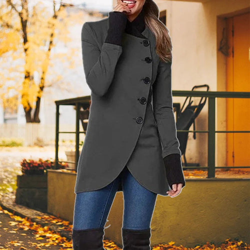 Stilla | Elegant Og Trendy Jakke Med Asymmetrisk Lukning Til Kvinder