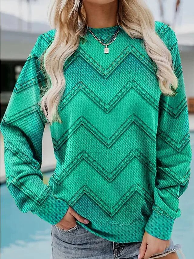 Stilla | Den Behagelige Geometriske Sweatshirt