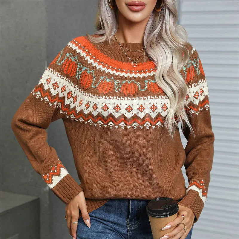 Stilla | Norsk pullover dame strikk vinterpullover til damer