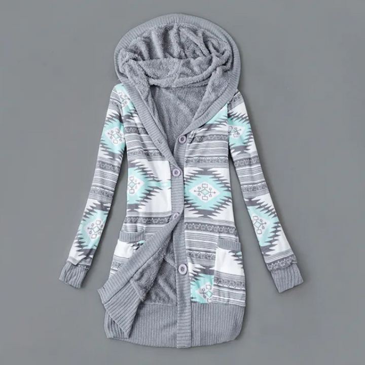 Stilla | Trendy Cardigan med Hætte til Kvinder