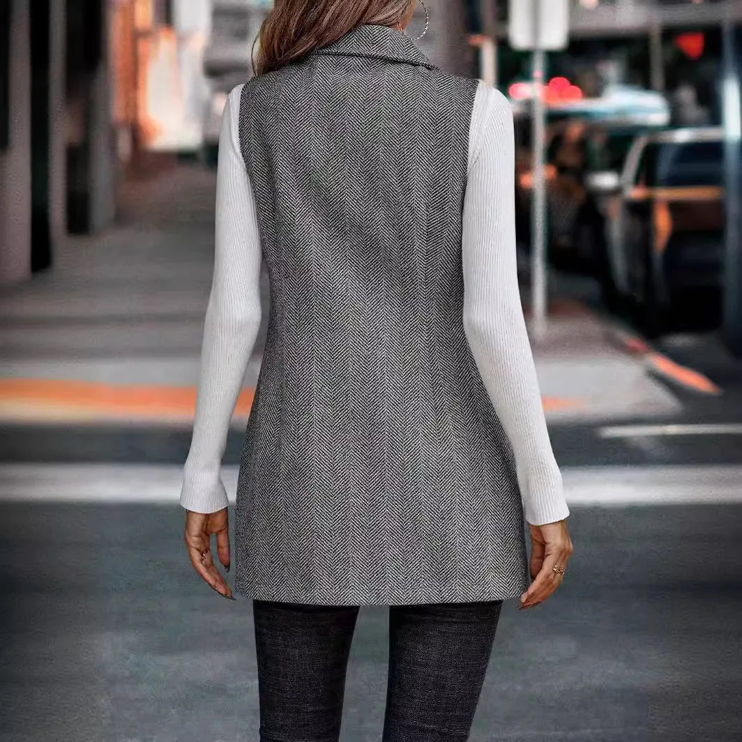 Stilla | Elegant damevest sommermode nyt ærmeløst outfit