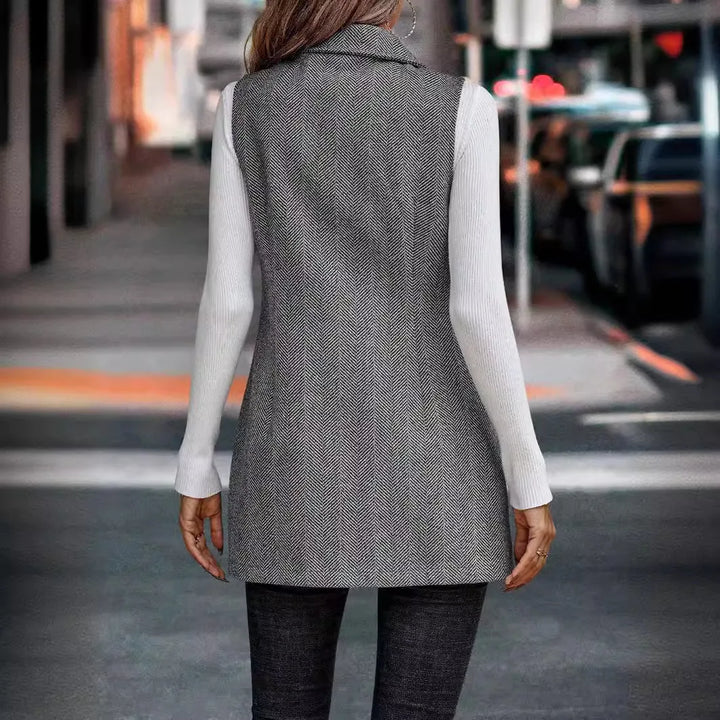 Stilla | Elegant damevest sommermode nyt ærmeløst outfit