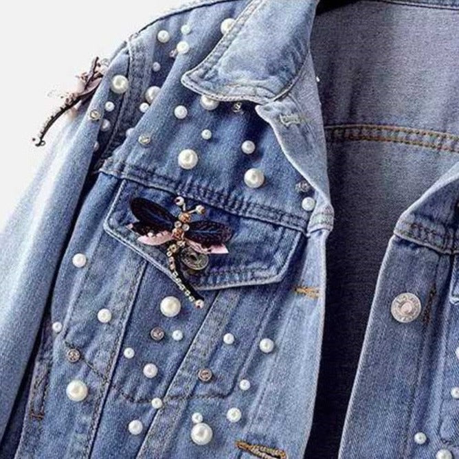 Stilla | Jeansjakke Med Smart Snit