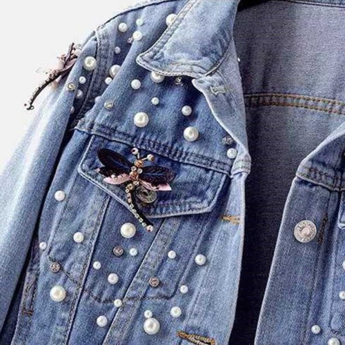 Stilla | Jeansjakke Med Smart Snit