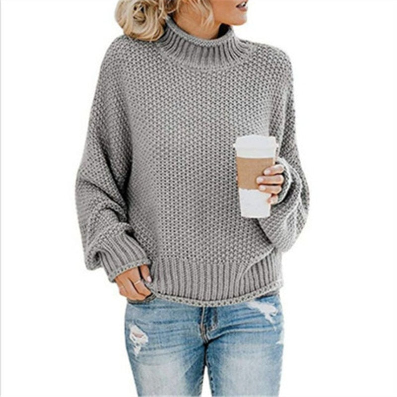 Stilla | Rullekrave Sweater Strikket