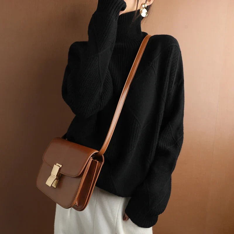 Stilla | Blød Cashmere Turtleneck Sweater
