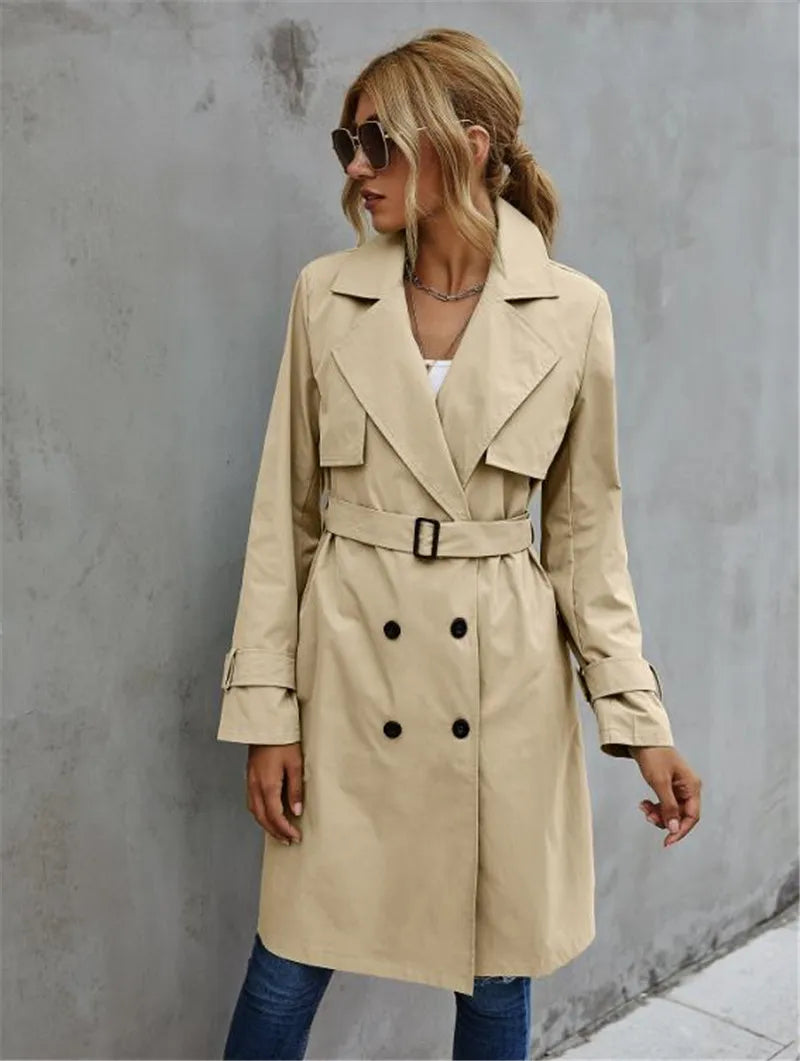Stilla | Stilfuld Trenchcoat til Kvinder