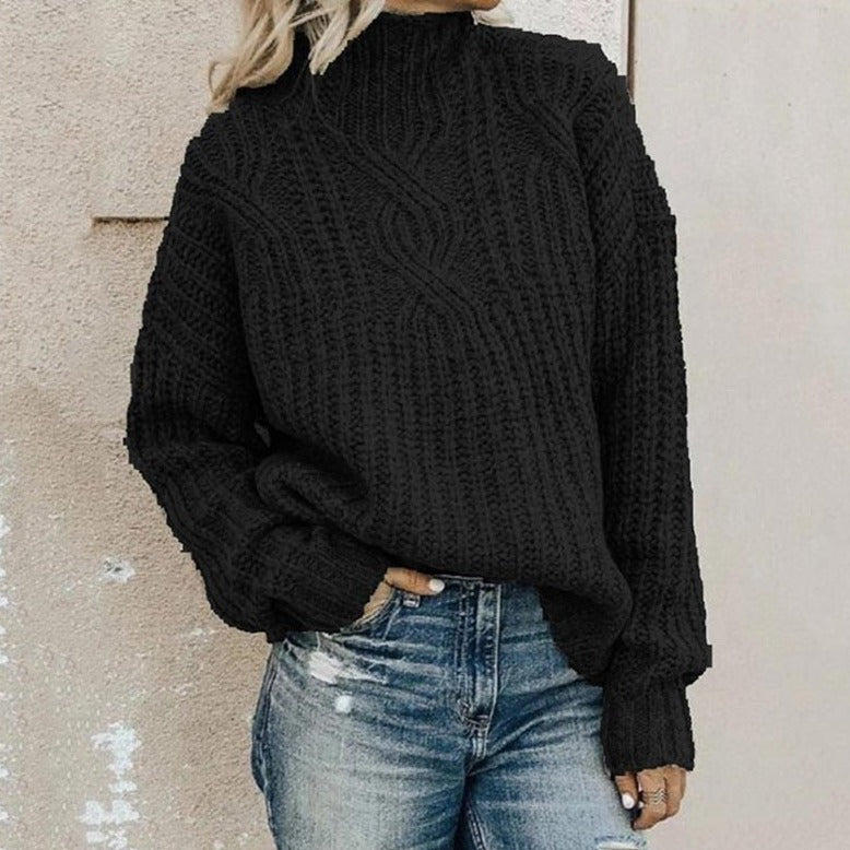 Stilla | Elegant Læderpullover Til Kvinder