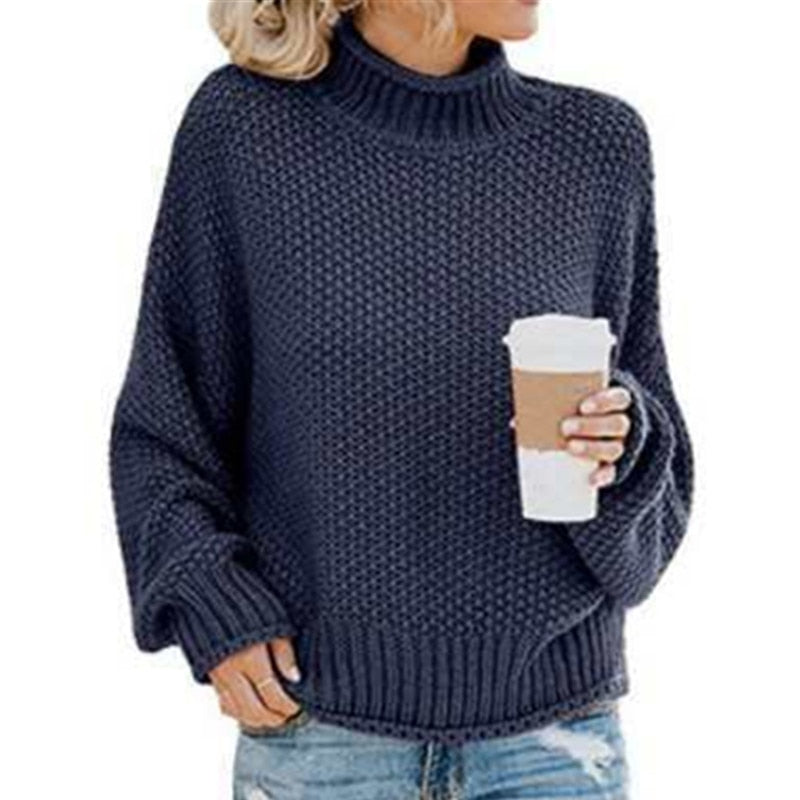 Stilla | Rullekrave Sweater Strikket