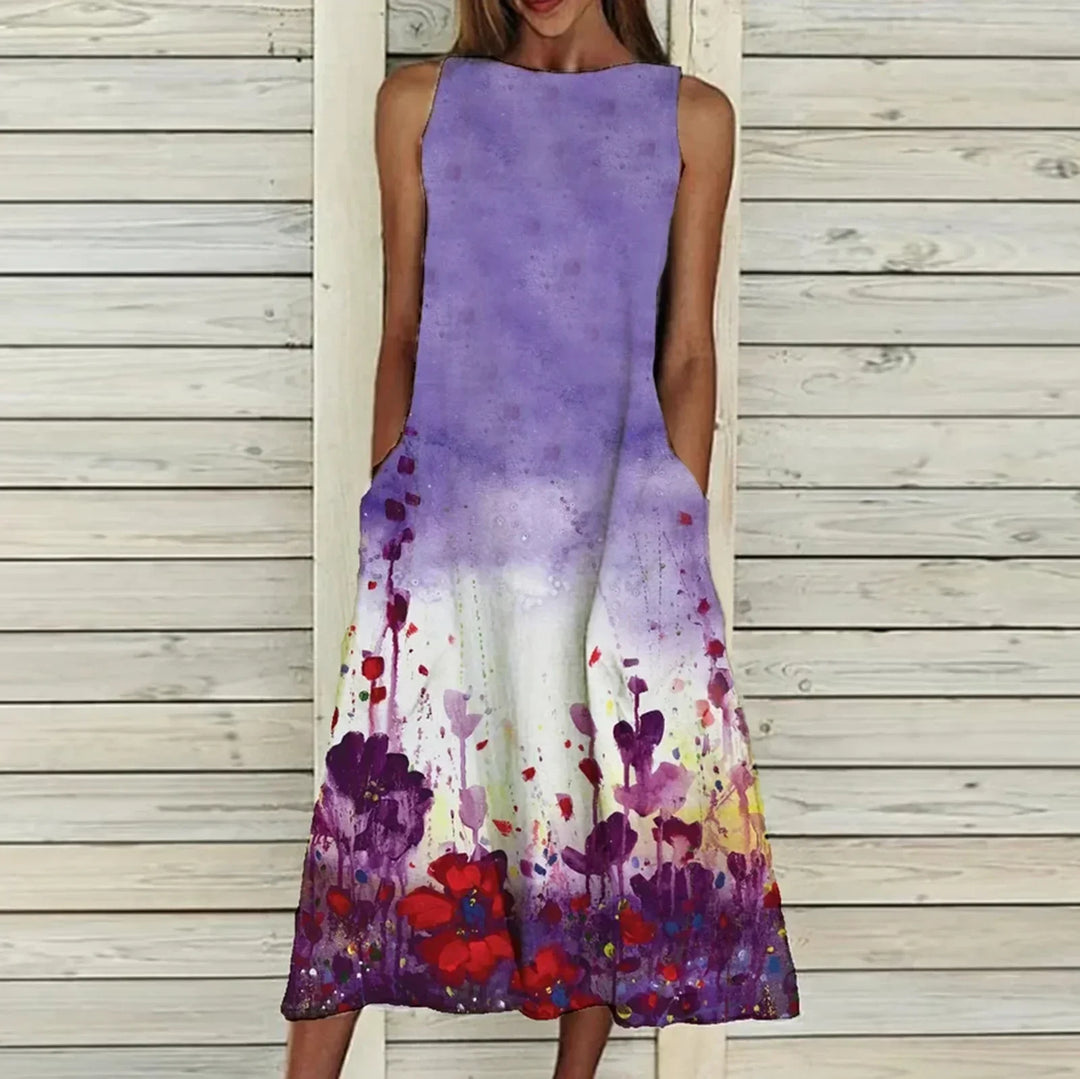 Stilla | Elegante Kjole Med Charmerende Blomsterprint