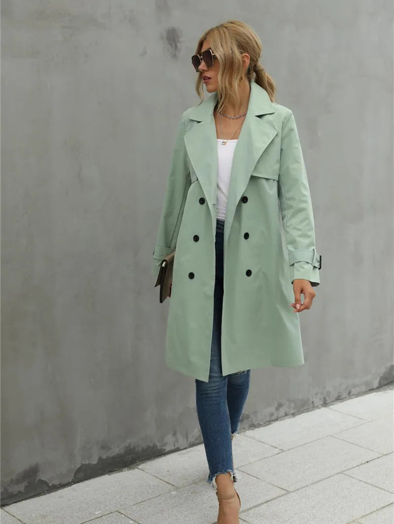 Stilla | Stilfuld Trenchcoat til Kvinder