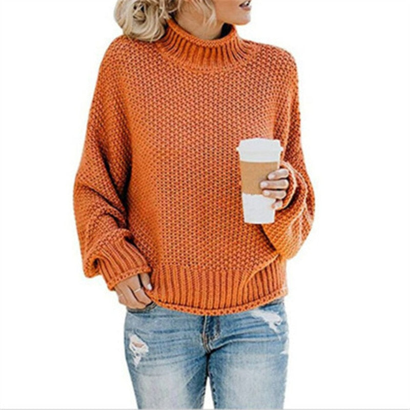 Stilla | Rullekrave Sweater Strikket