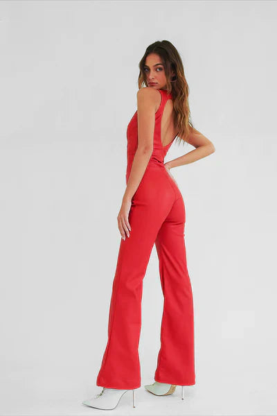 Skovae | Hollywood hjerteudskæring bodycon jumpsuit – stilfuld og figurvenlig