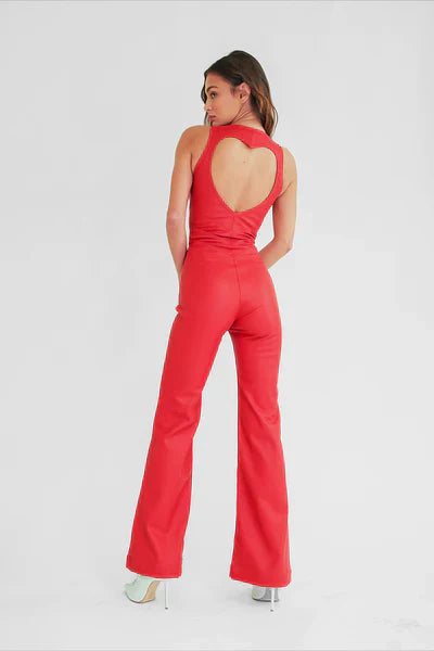 Skovae | Hollywood hjerteudskæring bodycon jumpsuit – stilfuld og figurvenlig
