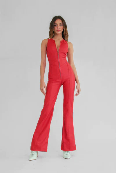 Skovae | Hollywood hjerteudskæring bodycon jumpsuit – stilfuld og figurvenlig