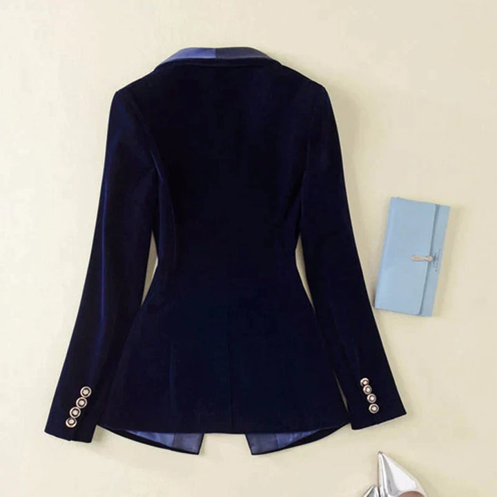 Stilla | Samt Smokingjakke med satin revers