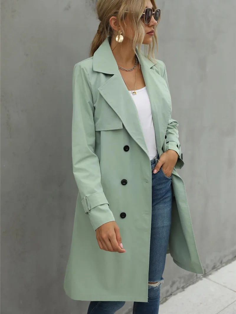 Stilla | Stilfuld Trenchcoat til Kvinder