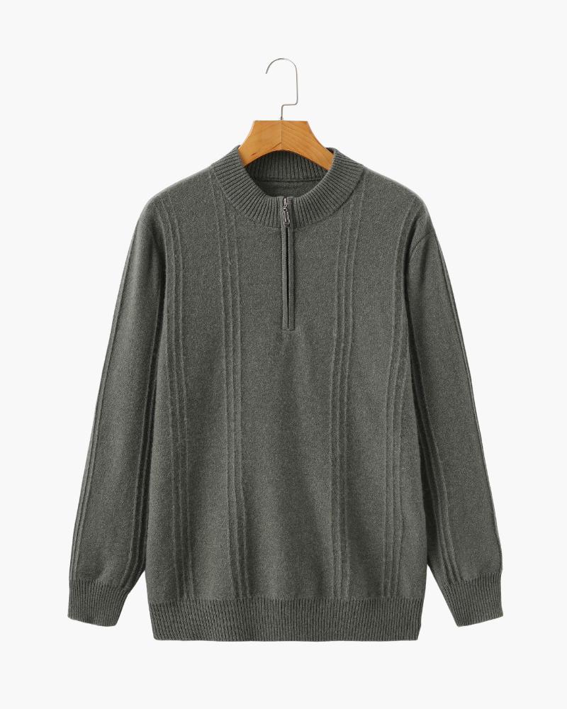Stilla | Lynlås Sweater Fremstillet Af Uld