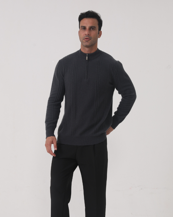 Stilla | Lynlås Sweater Fremstillet Af Uld