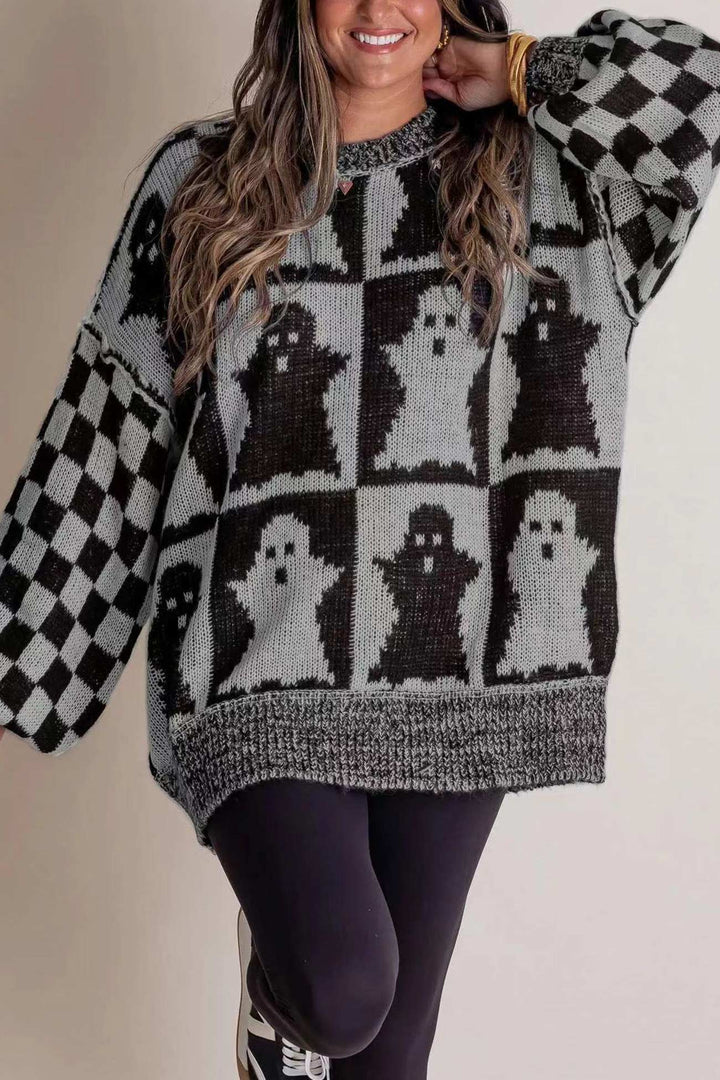 Stilla | Halloween Rundhalet Pullover
