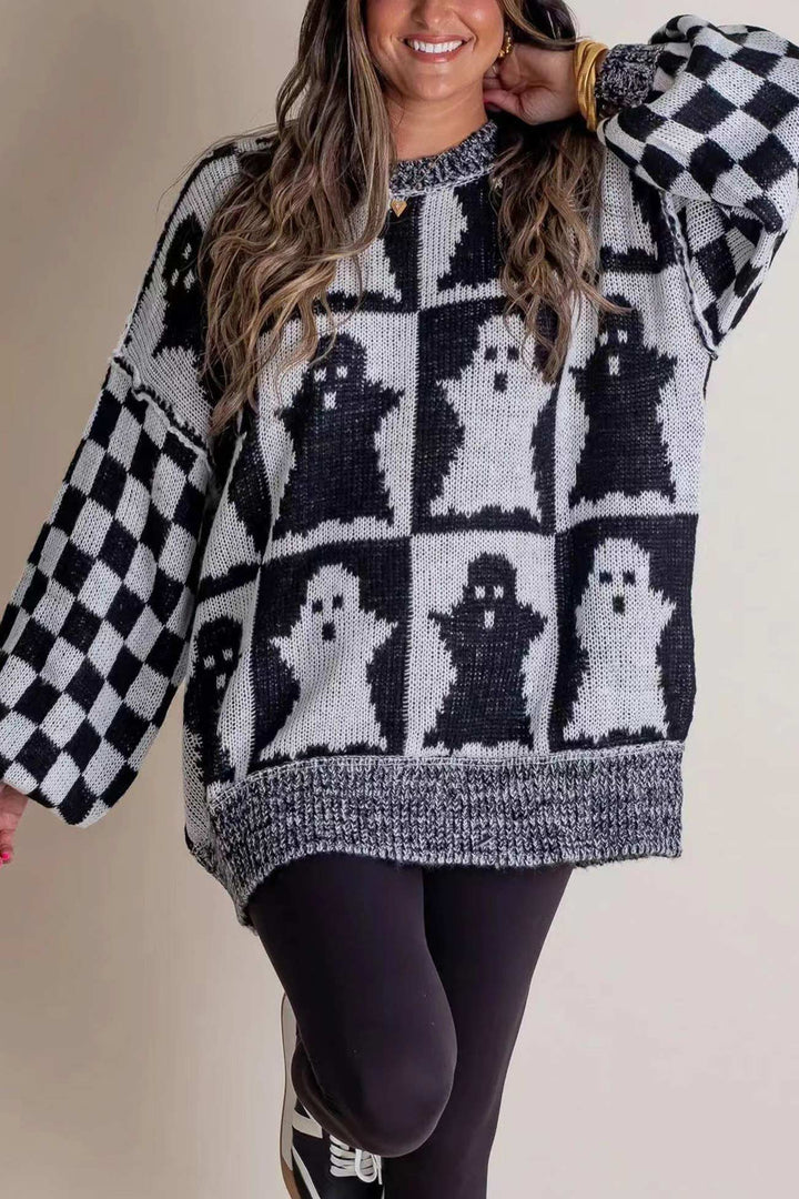 Stilla | Halloween Rundhalet Pullover