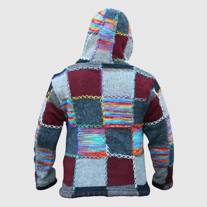 Stilla | Hoodie Uldblanding Afslappet Fit Boho-stil