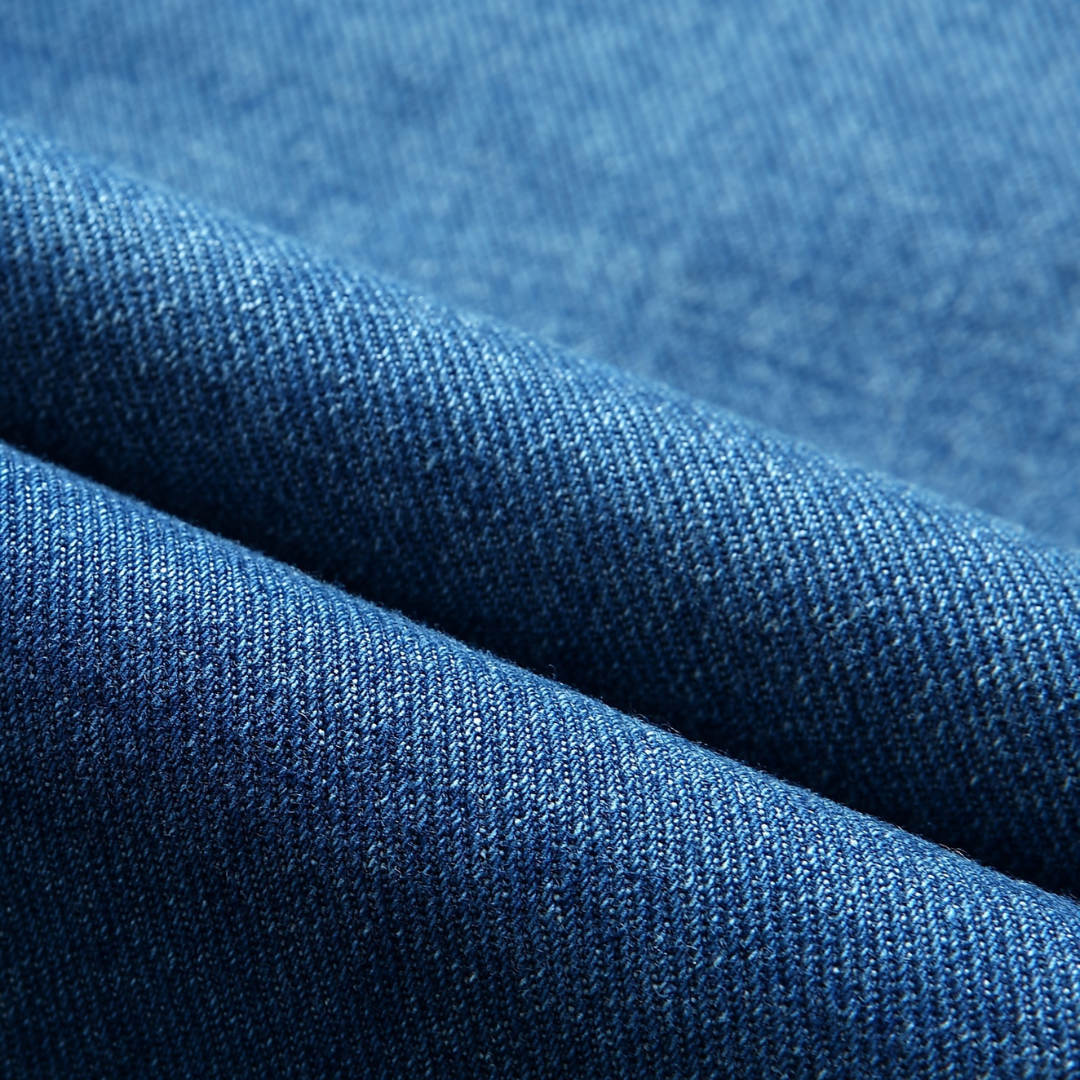 Stilla | Denim Blazer I Denim Stil med Enkeltknap Lukning