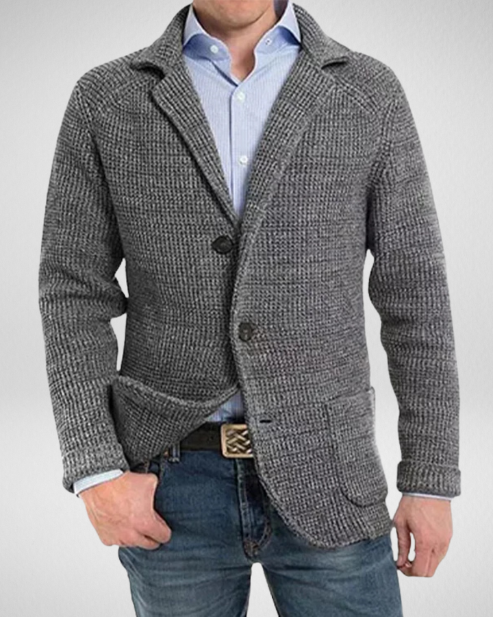 Stilla | og Behagelig Fritids Herre Strik Blazer
