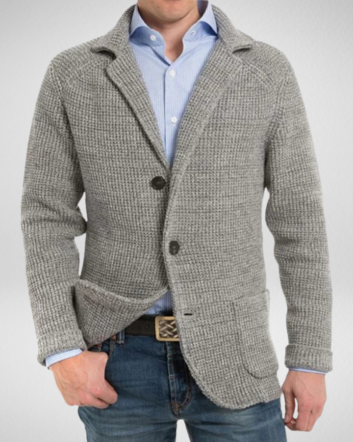 Stilla | og Behagelig Fritids Herre Strik Blazer