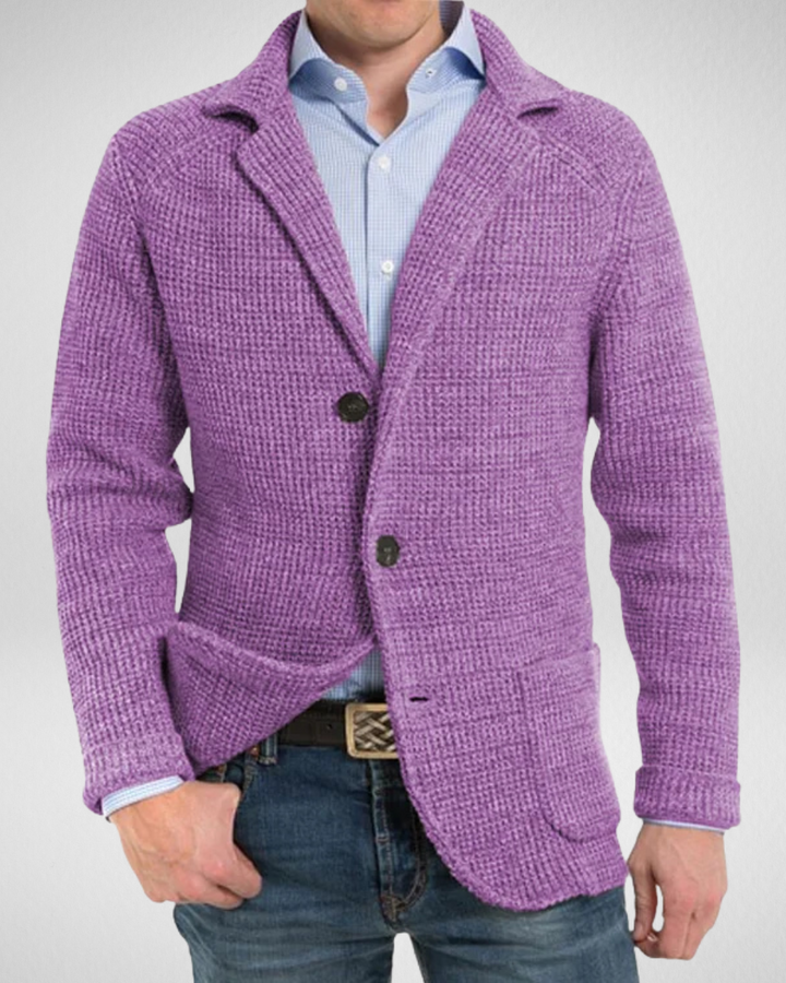 Stilla | og Behagelig Fritids Herre Strik Blazer