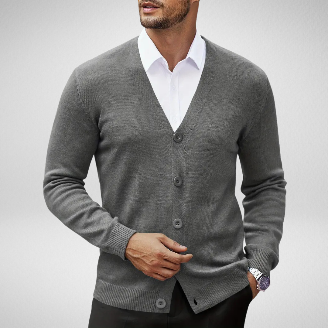 Stilla | Strikket Cardigan med Knaplukning
