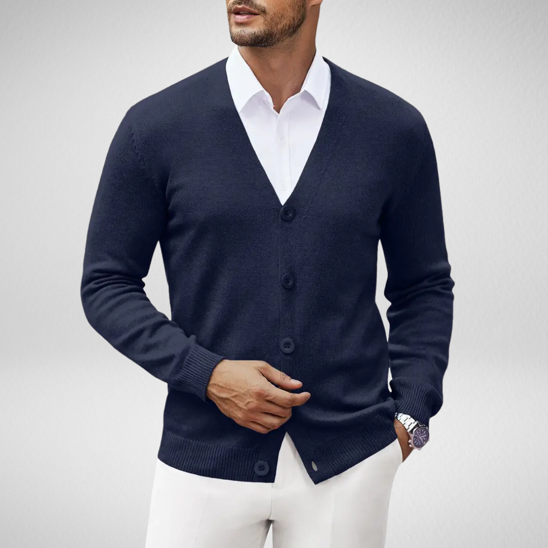 Stilla | Strikket Cardigan med Knaplukning