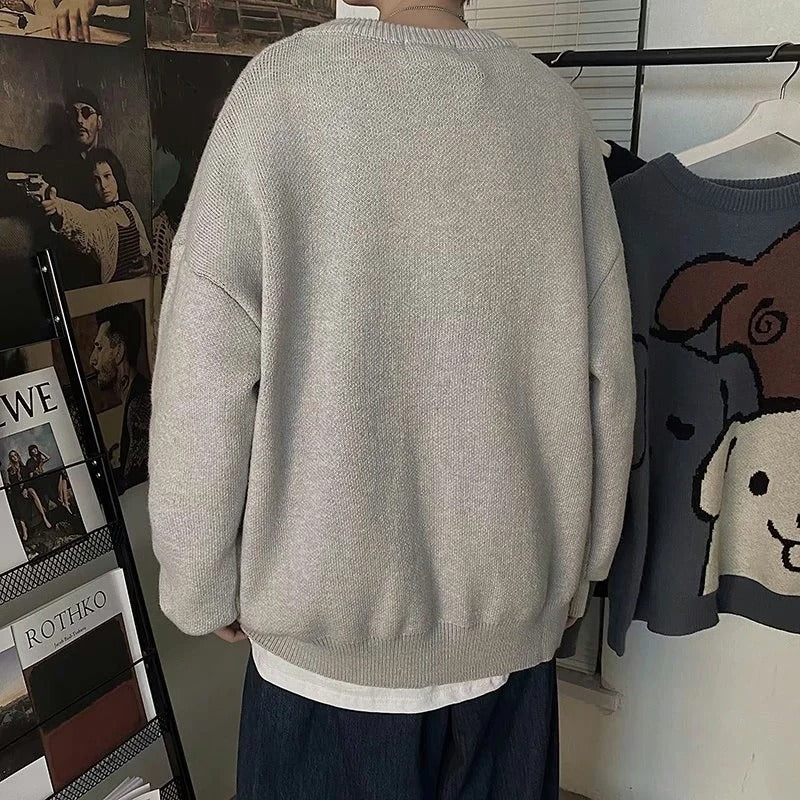 Stilla | Varm Pullover Med Hundemønster