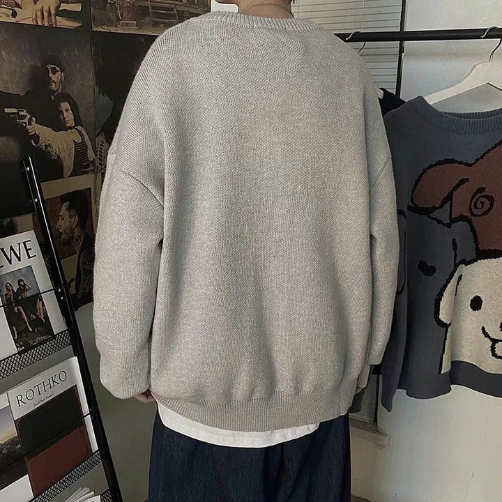Stilla | Varm Pullover Med Hundemønster