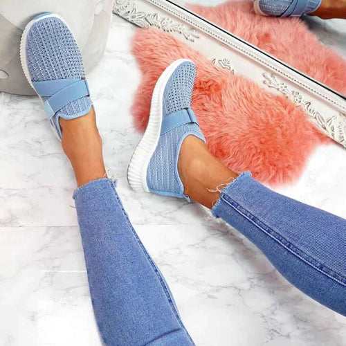 Stilla | Slip-On Sko til Kvinder med Velcro Lukning Forbedre din Løbeholdning!