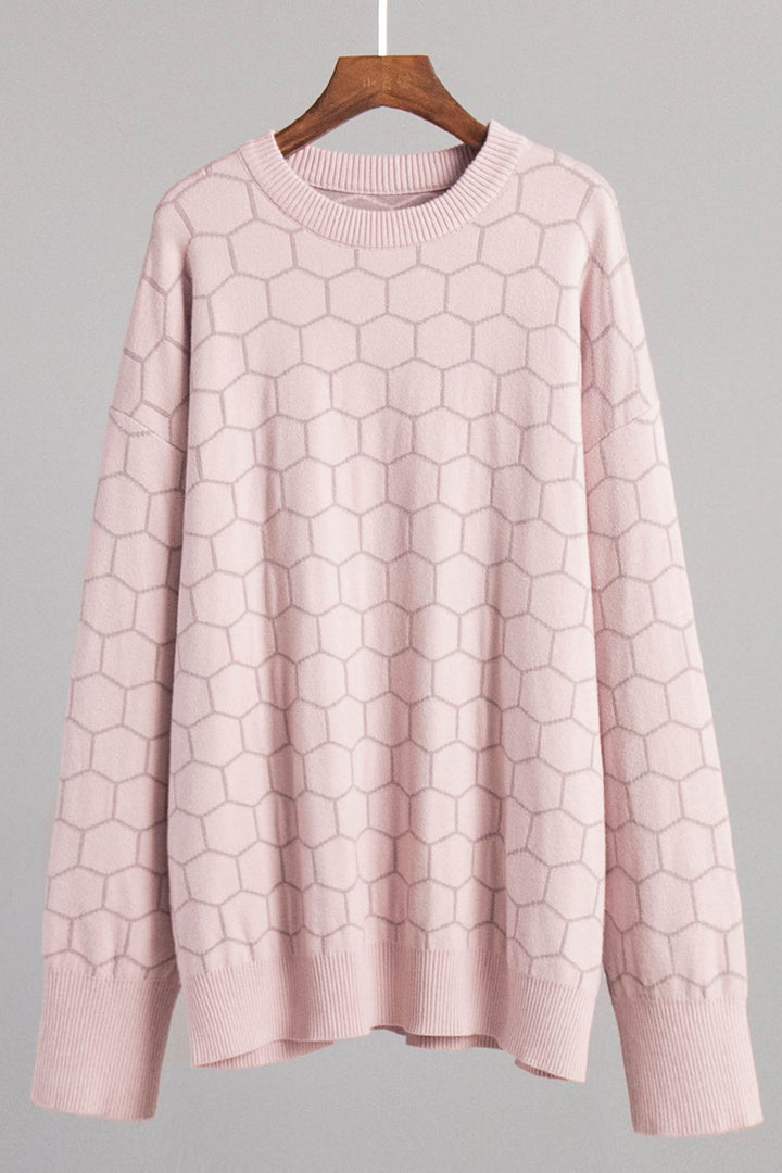 Stilla | Pullover med vaffelmønster