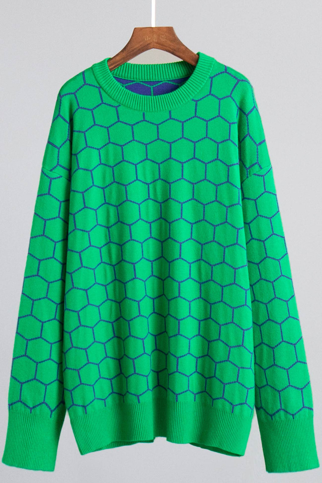 Stilla | Pullover med vaffelmønster
