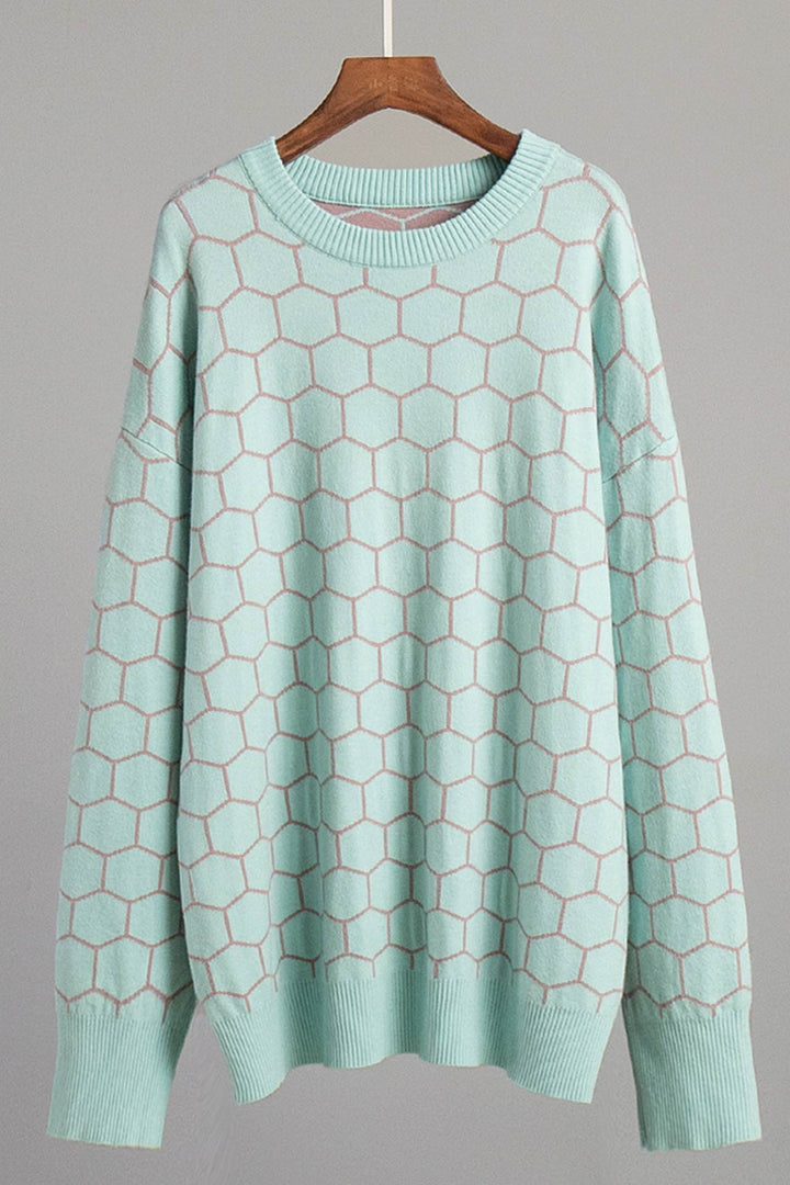 Stilla | Pullover med vaffelmønster