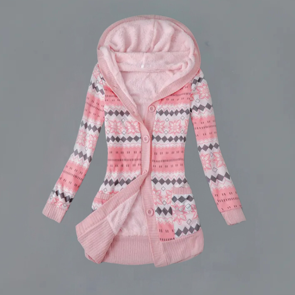 Stilla | Trendy Cardigan med Hætte til Kvinder