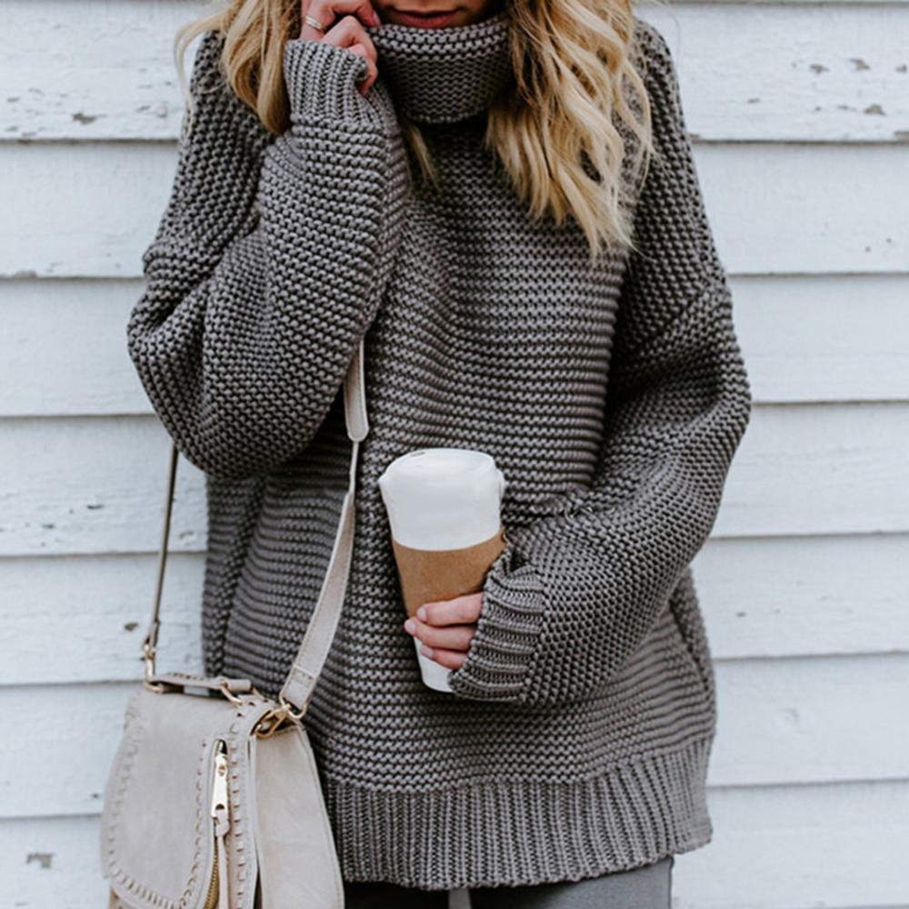 Stilla | Løs Rulle- Hals Sweater
