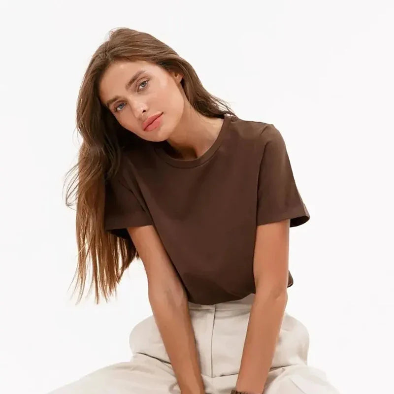 Skovae | Damet-Shirt Af 100% Bomuld