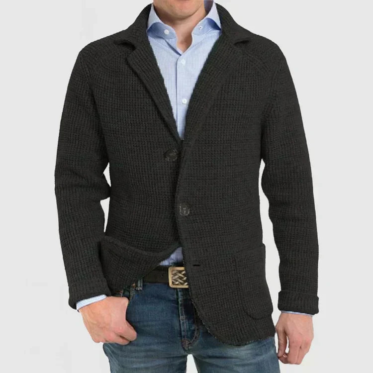 Stilla | Herr Strikblazer med To Knapper