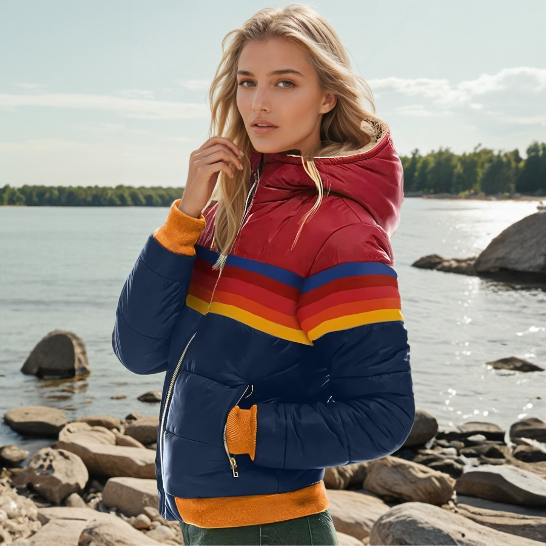 Stilla | Retro Parka Med Hætte