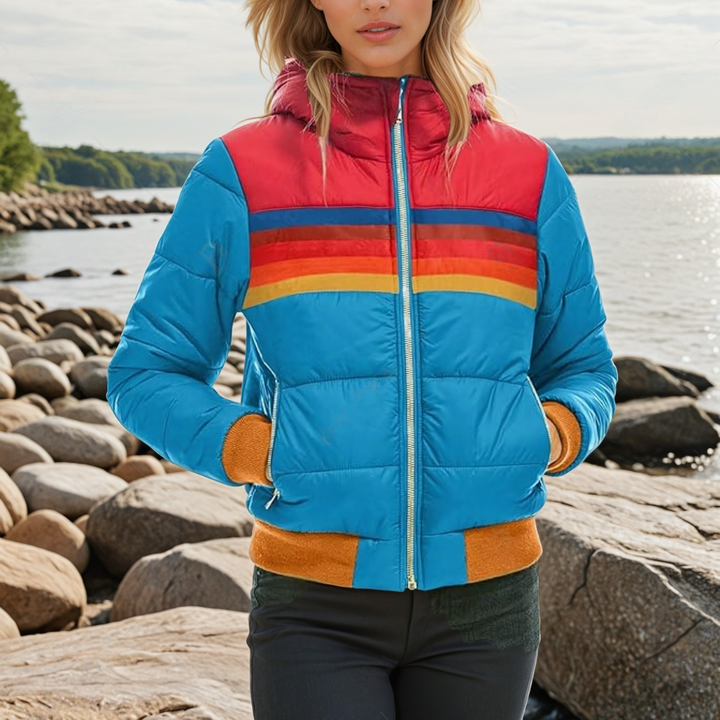 Stilla | Retro Parka Med Hætte