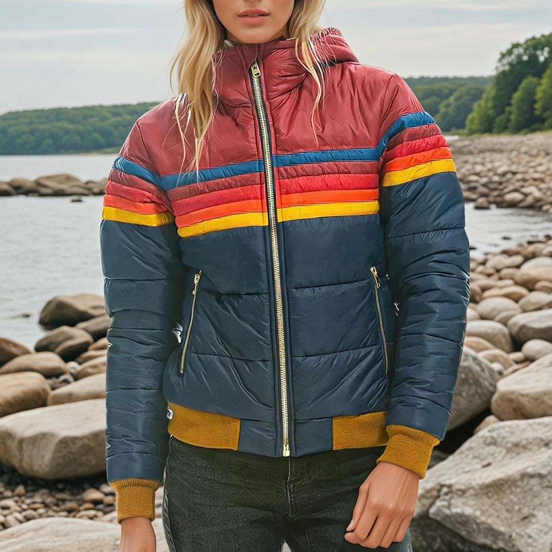 Stilla | Retro Parka Med Hætte