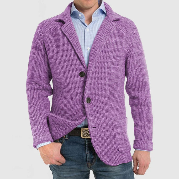 Stilla | Herr Strikblazer med To Knapper